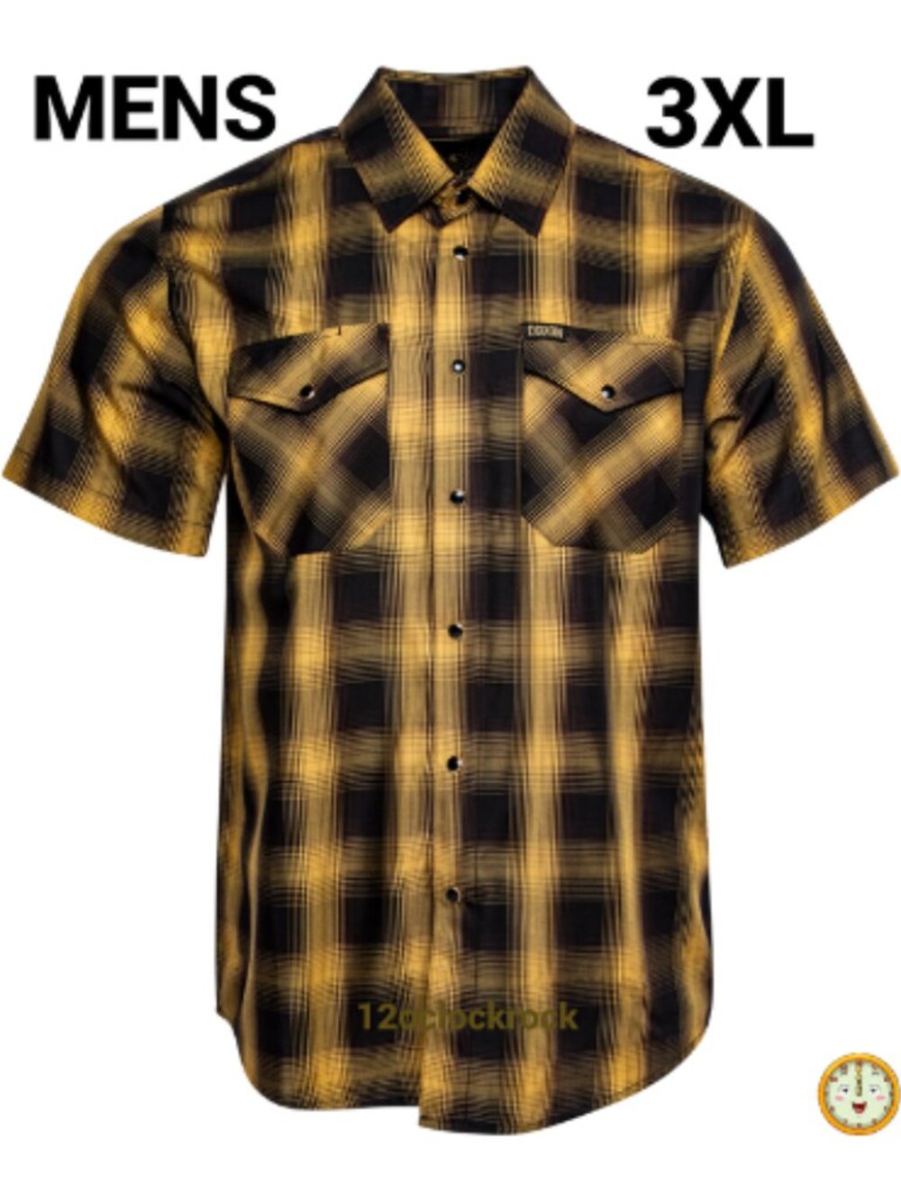 Dixxon Flannel The GOLD STANDARD Bamboo Short Sleeve Shirt - Men's 3XL